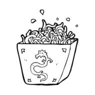 cartoon noodle box N51