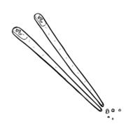 Cartoon Chopsticks N43