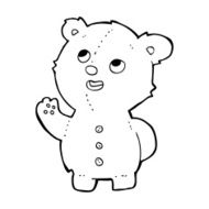 cartoon cute teddy bear N74