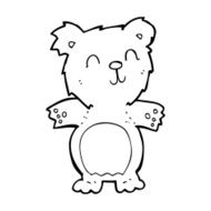cartoon cute teddy bear N75