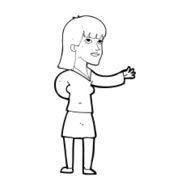 cartoon woman explaining N68