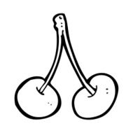 cartoon cherries N42
