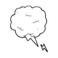 cartoon thundercloud symbol N6
