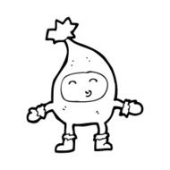 cartoon funny christmas character N18