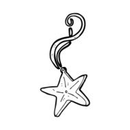 cartoon magic star necklace N14