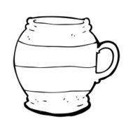 cartoon big mug N14