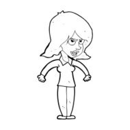 cartoon mean woman N16