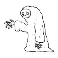 cartoon spooky halloween costume N22