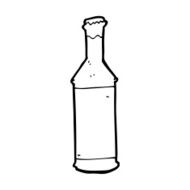 Cartoon Beer Bottle N20