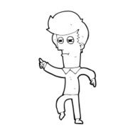 cartoon man accusing N28