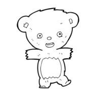 cartoon teddy bear N390