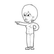 cartoon woman accusing N26