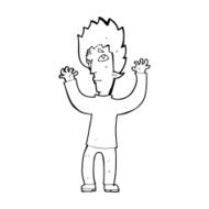 cartoon vampire giving up N14