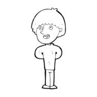 cartoon happy man N653