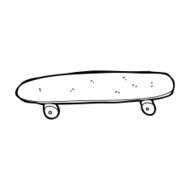 Cartoon Skateboard N97