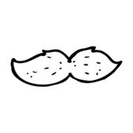 Cartoon Mustache N53