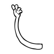 cartoon arm gesture N16