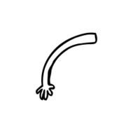 cartoon arm gesture N17