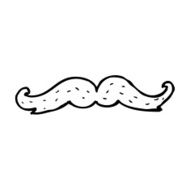 Cartoon Mustache N55