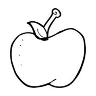 Cartoon Apple N185