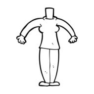 cartoon female body (add photos or mix and match cartoons) N322