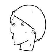 cartoon surprised face N27