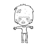 Cartoon Vampire Girl N327