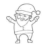 Cartoon Santa Claus N444