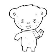 cartoon teddy bear N398