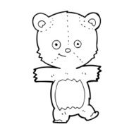 cartoon funny teddy bear N23