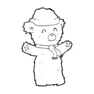 cartoon teddy bear N399