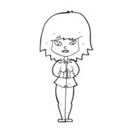 cartoon vampire woman N15