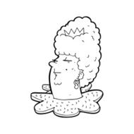 cartoon queen's head N11