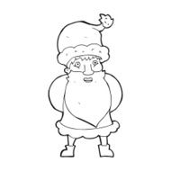 Cartoon Santa Claus N445