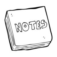 cartoon notes pad N10
