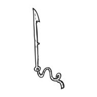 cartoon whaling harpoon N12