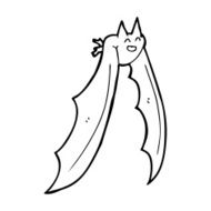 cartoon flying bat N11