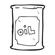 Cartoon Oil Barrel N19