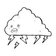 Cartoon Thundercloud N35