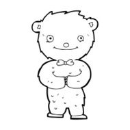cartoon teddy bear N402