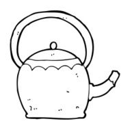Cartoon Tea Pot N25