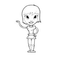 Cartoon Maid N56