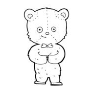 cartoon teddy bear N403