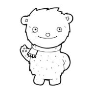 cartoon teddy bear N406