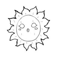 Cartoon Sun N95