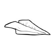 Cartoon Paper Airplane N20