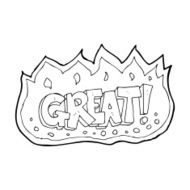 cartoon great symbol N16