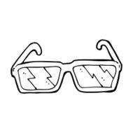 Cartoon Glasses N66