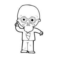 Cartoon Professor N14