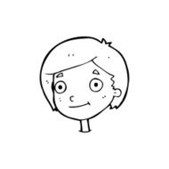 cartoon happy boy N338